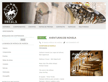 Tablet Screenshot of bandamusicahuesca.com